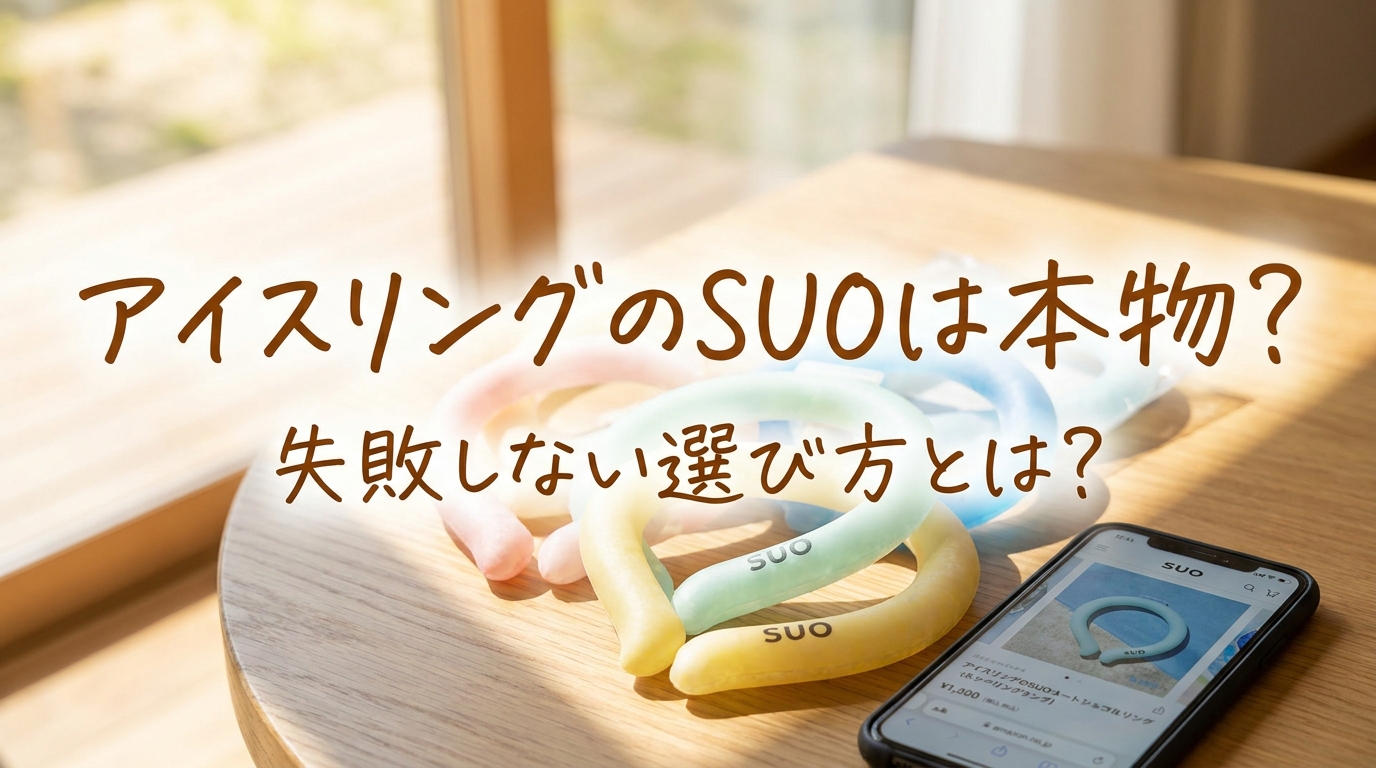 アイスリングのSUOは本物?失敗しない選び方とは?