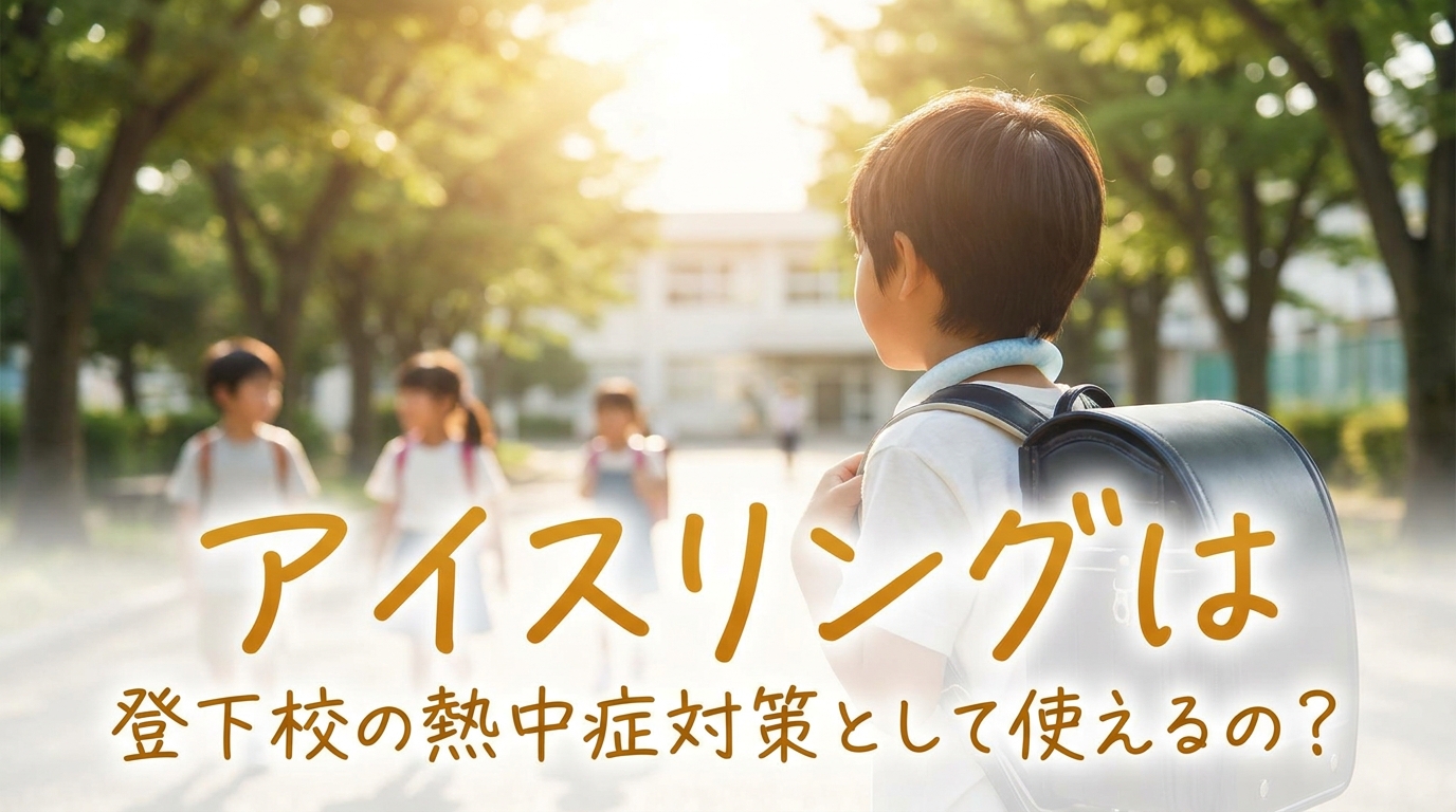 アイスリングは登下校の熱中症対策として使えるの?