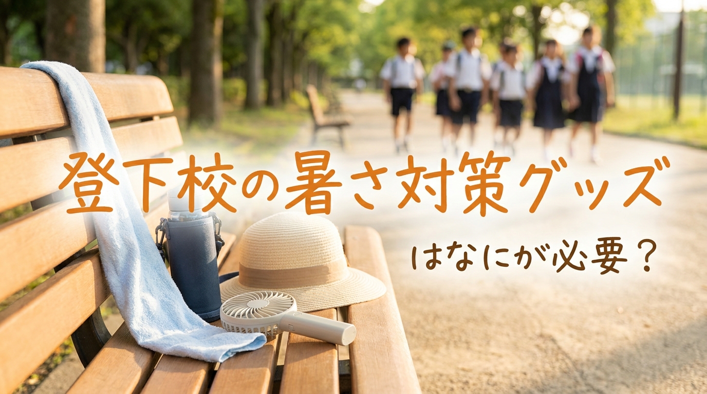 登下校の暑さ対策グッズはなにが必要?